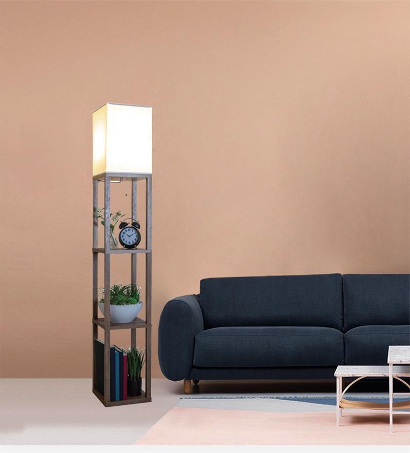 LED Indoor Light Modern Nordic Luxury Decorative Light Stand Wooden Floor Lamp
