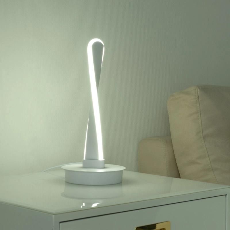 Spiral Creative Design Table Lamp Bedside Lamp Nightstand Light Reading