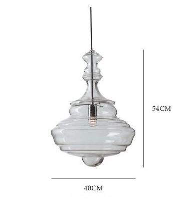 Nordic Kitchen Pendant Lights Art Deco Glass Lamps Glory Restaurant Hanging Lamp (WH-GP-31)