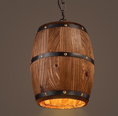 Industrial Pendant Lighting Hanging Pendant Lamp Home Lighting Wooden Ceiling Light