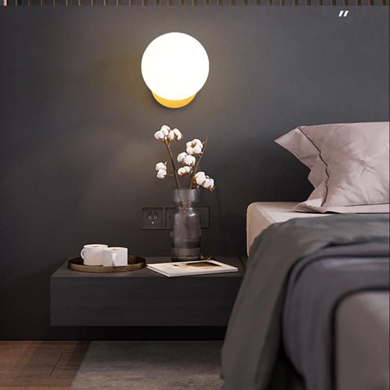 Nordic Wall Lamp Post Modern Bedroom Bedside Lamp Living Room Lamp