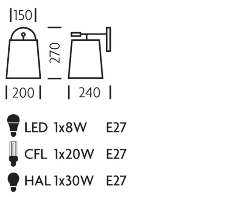 New Design Modern Industrial Indoor Reading LED Lighting Wall Lamp