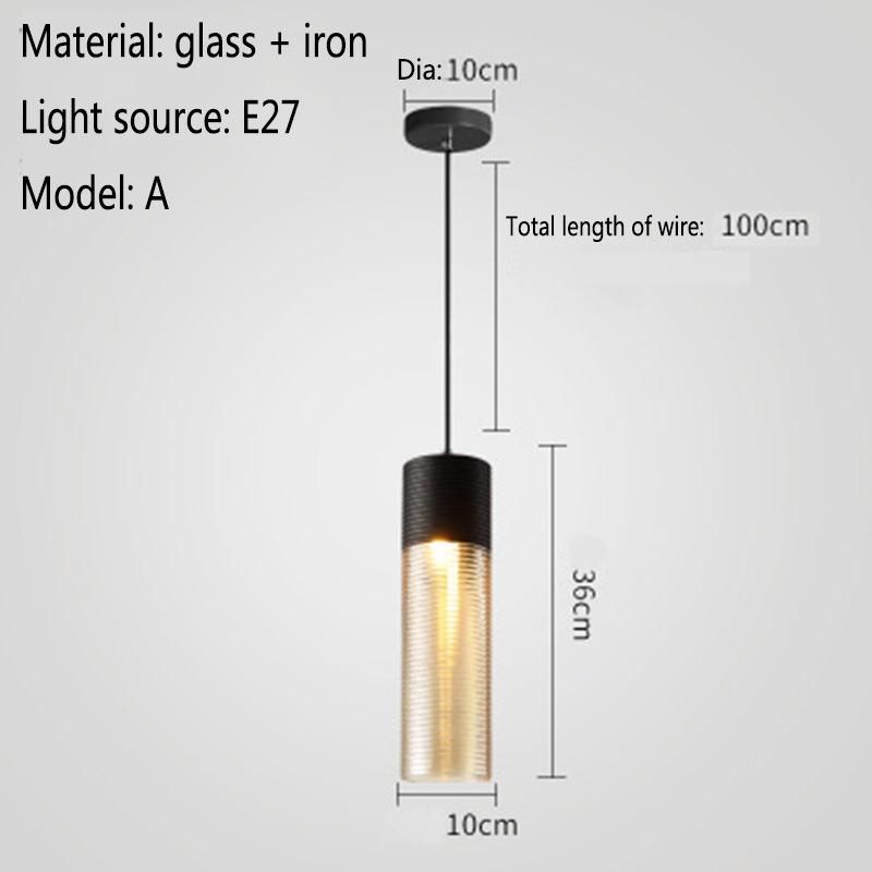 Nordic E27 Pendant Lamp Simple Coffee Personality Gerd Gorgeous Glass Modern Pendant Light (WH-AP-344)