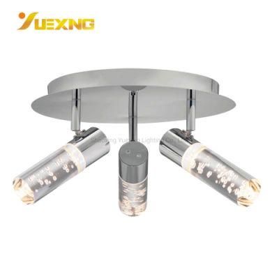 Round Iron Bathroom LED Adjustable Hanging Lighting Ceiling Lights Lamp Fixture