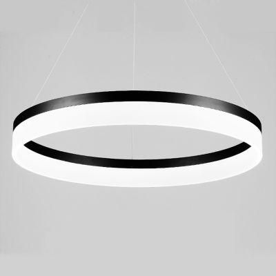 Modern Single Ring Acrylic Suspension LED Pendant Light