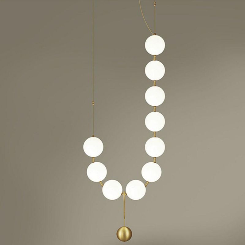 Modern DIY Hanging Design Shape Glass Globe Pendant Light