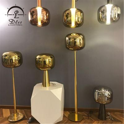 Modern Style Copper Chandelier &amp; Table &amp; Floor Lamp