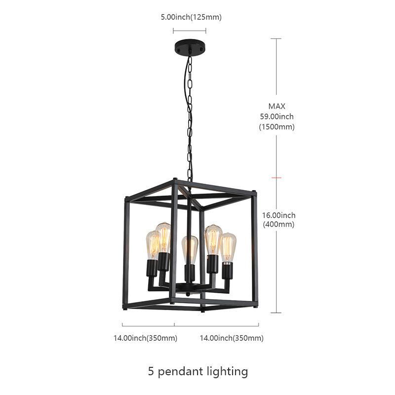 Modern Light Luxury Interior Designer Decoration Industrial LED Metal Lampshade Chandelier