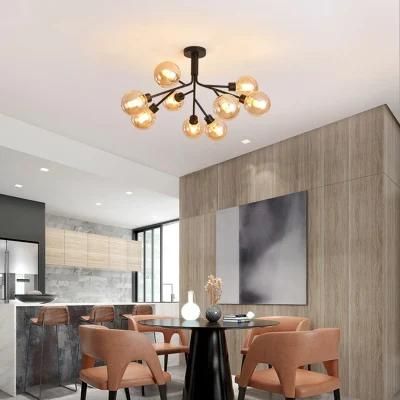 Modern Light Dining Table Pendant Light LED Aluminum Black Color for Home Decoration