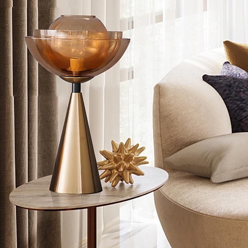 Copper Red Golden Table Lamp Living Room Lamp Desk Lamp