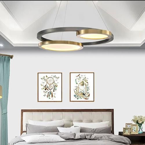 Indoor Lighting with 110V 220V LED Aluminum Chandelier Light for Home Decoration