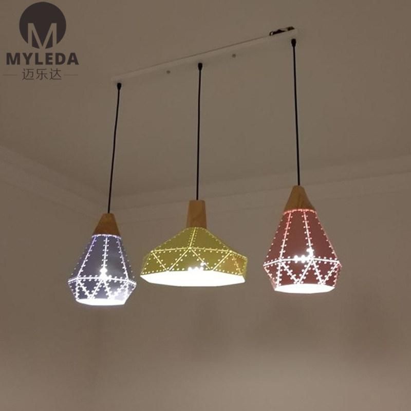 Nordic Macarons Living Room Pendant Hanging Chandelier Lamp