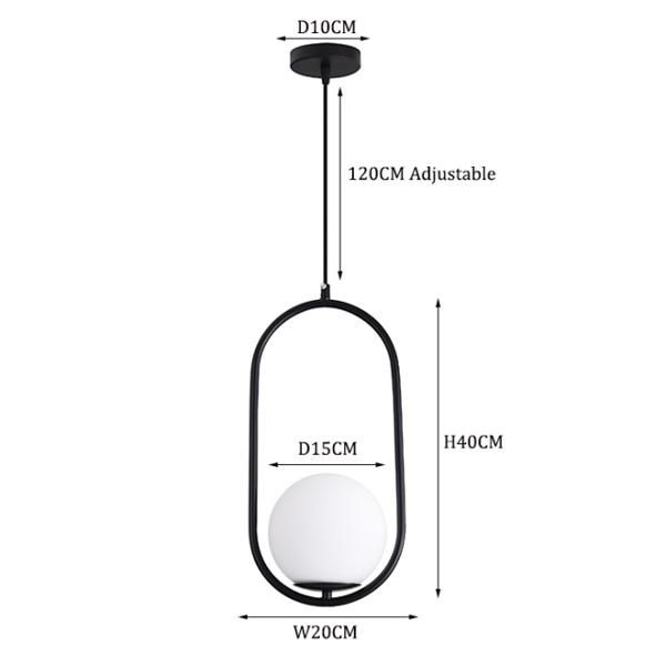 2022 Zhongshan Factory Wholesale Nordic Decorative Pendant Lamp New Modern Hanging Mounted Pendant