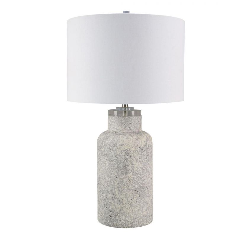 Wholesale Traditional Cylinder-Type Lampbase Ceramic Table Lamp Classic Porcelain Table Lamp for Living Room/Hotel