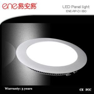 240mm, 18W, CE/RoHS/FCC/TUV/SAA/PSE, 3 Years Warranty, Round LED Panel Light