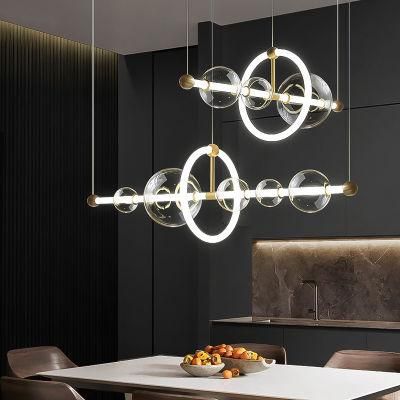 Home Decorative Modern LED Hanging Pendant Light with Glass Ball