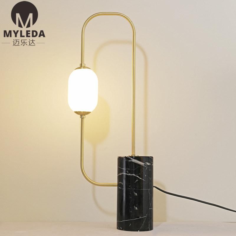 European Modern Living Room Marble Table Lamp