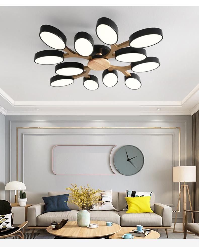Modern Ceiling Lights Black White Corridor Bedroom Kitchen Office Lamp (WH-WA-29)