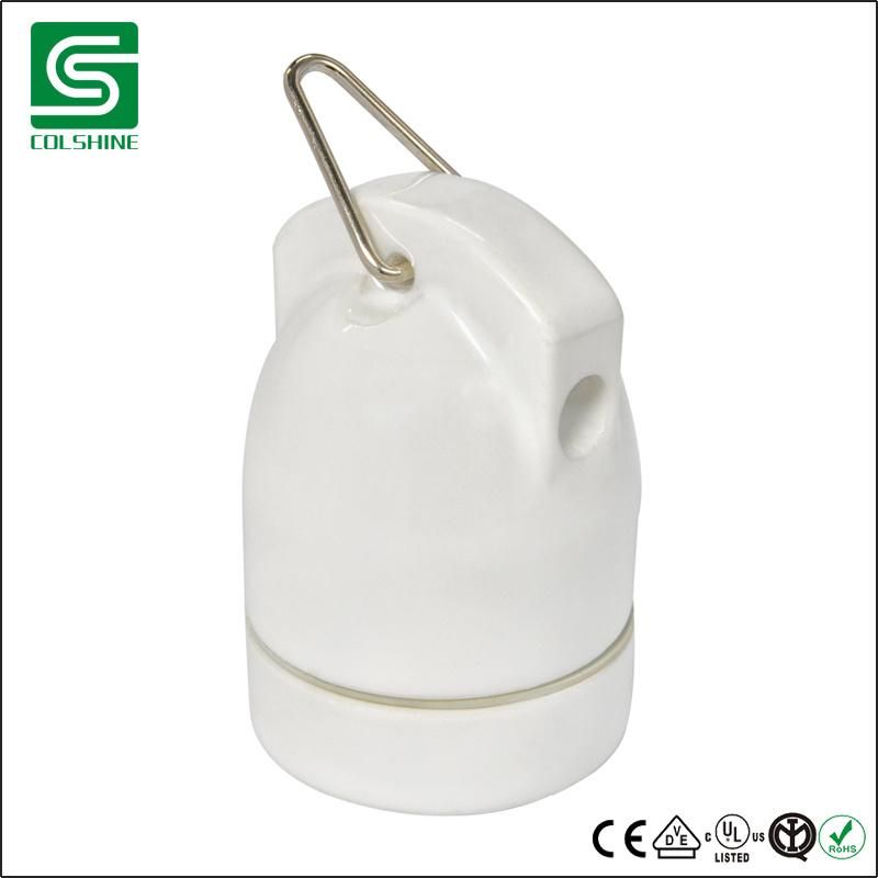 Ceramic Lamp Bulb Holder Vintage E27 Porcelain Bulb Socket