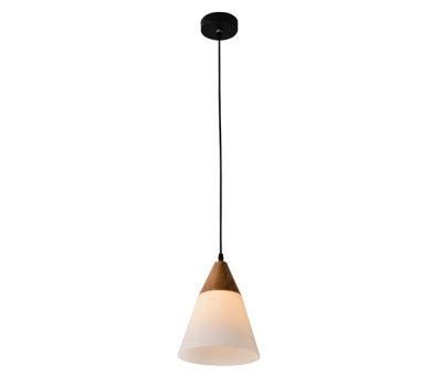 Simple Cone Shape Glass Pendant Hanging Light