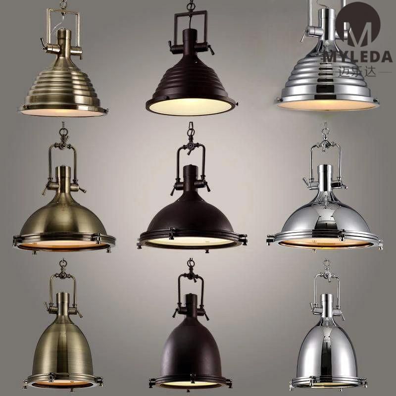 Vintage E27 Ceiling Light Set Pendant Lamp