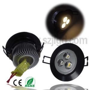 High Power LED Recessed Ceiling Down Light (GL-CL-3W3S1)