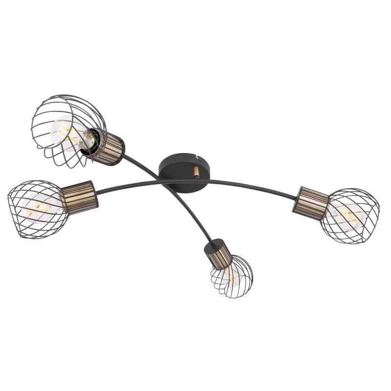 Industrial Retro Bedroom Adjustable LED Ceiling Light