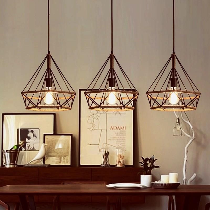 Loft Rope Tuscan Pendant Lighting for Indoor Home Lighting Fixtures (WH-VP-28)