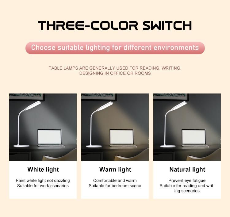 LED Desk Lamp with Wireless Charging