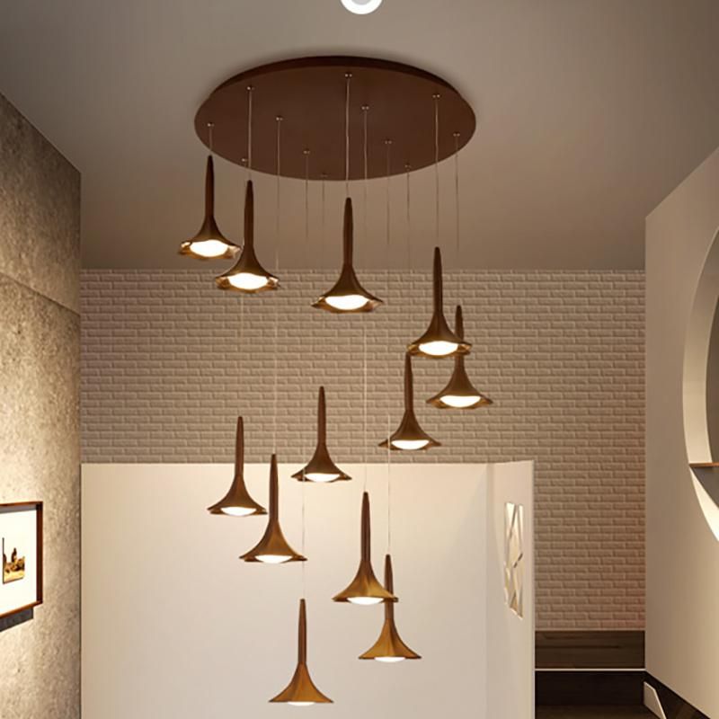 Traditional Retro Style Chandelier Restaurant Hotel Chandelier Pendant Lamp Light