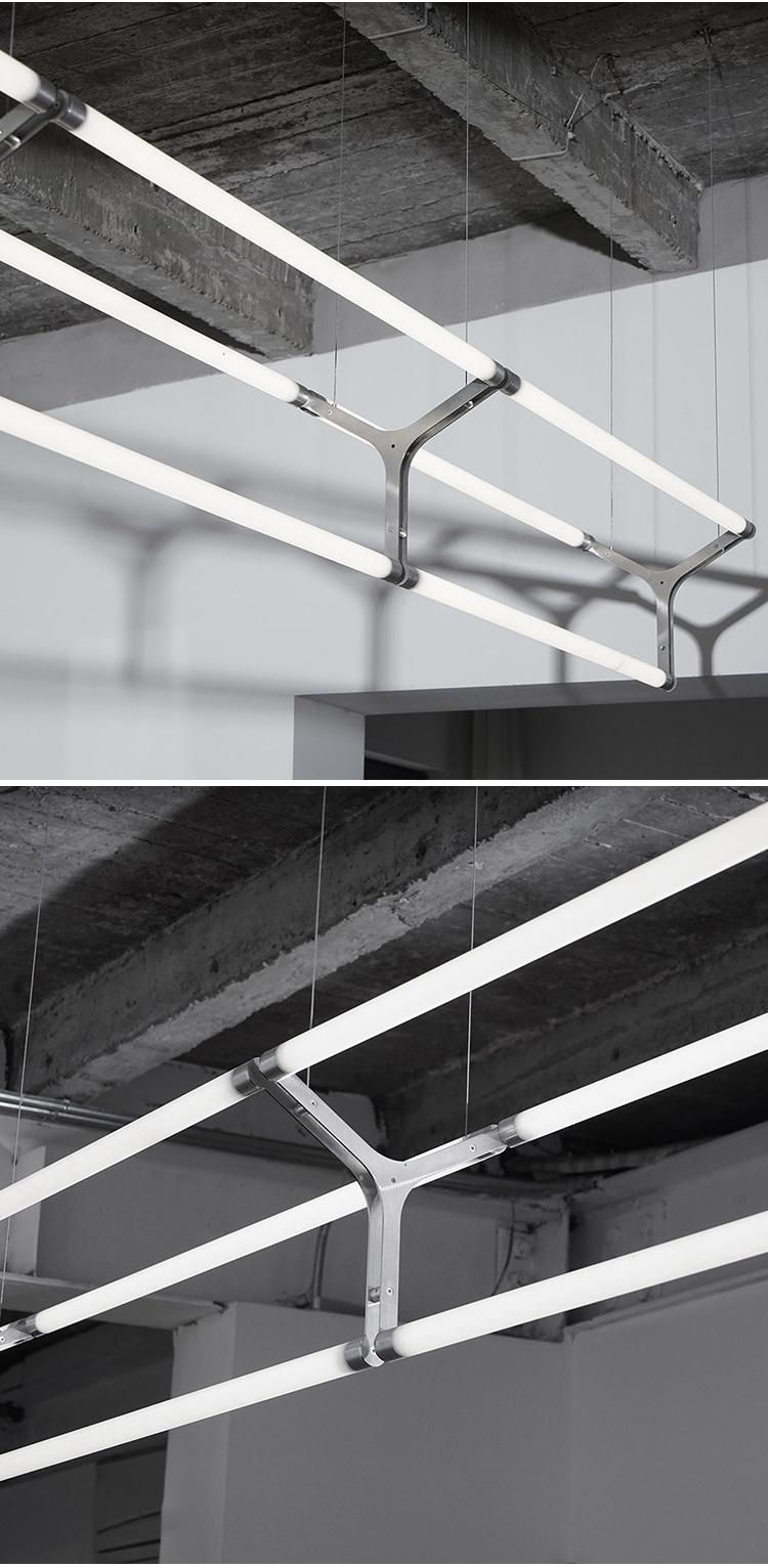 New Design Decoration Luxury Commercial Center Stainless Steel Custom Project Non-Standard LED Chandelier