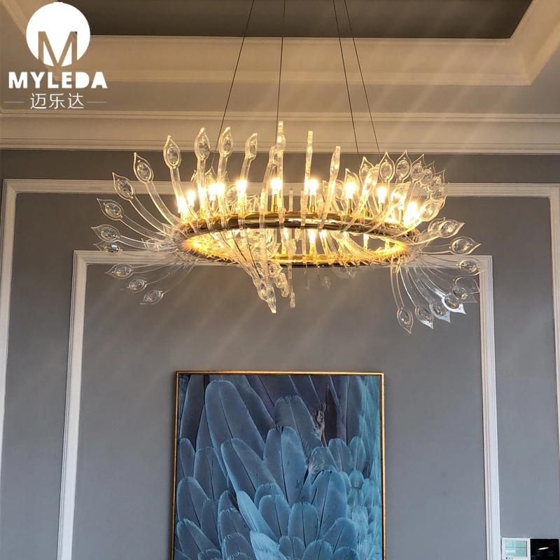 Special Design Modern Decorative Acrylic LED Pendant Light for Hotel Lobby