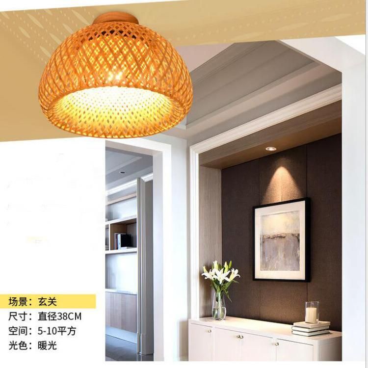 Minimalism Bamboo Shade Home Decoration Ceiling Lights Farmhouse Light (WH-WA-38)