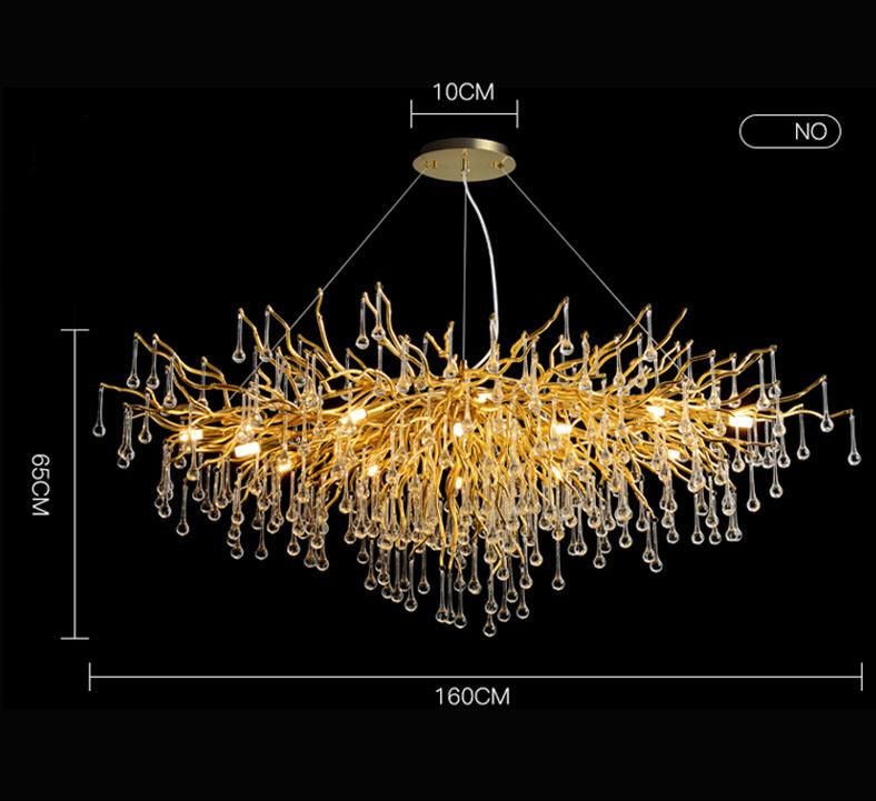 Factory Price Simple Living Room Hotel Restaurant Modern Nordic Chandelier Ceiling Light