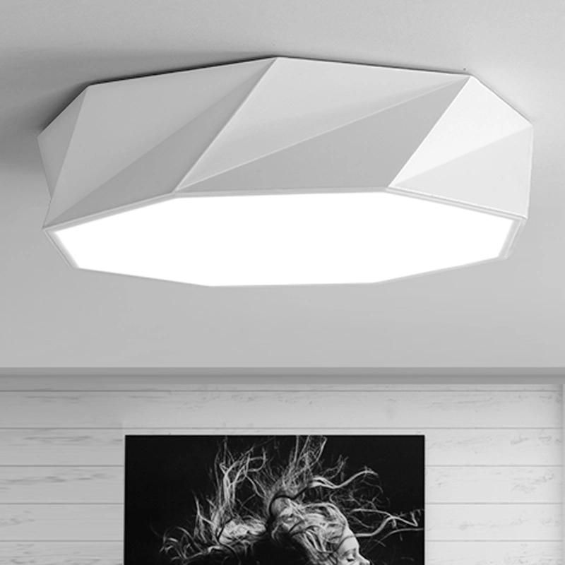 White Iron Ceiling Light Warm Bedroom Lamp Livingroom Light Diningroom Lamp