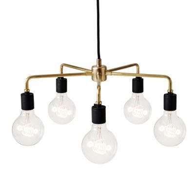 Brass Stainless Steel Industrial Retro LED Bulb Pendant Lighting
