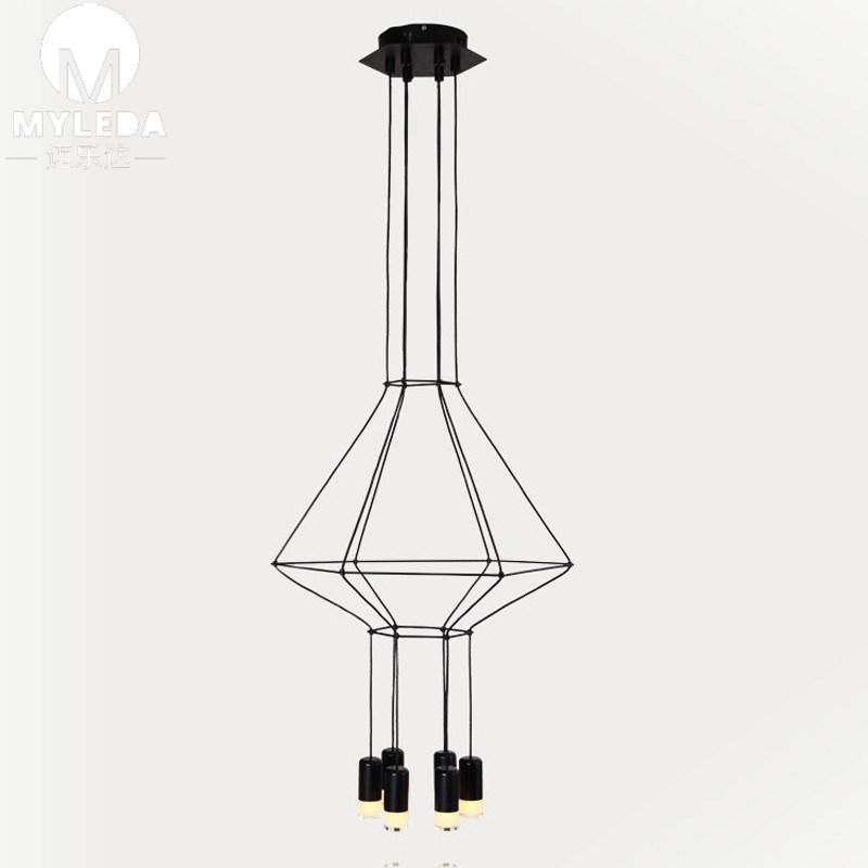 New Modern Metal Luxury Acrylic Hotel Hall Restaurant Chandelier Pendant Light