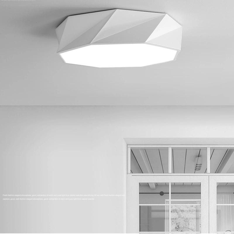White Iron Ceiling Light Warm Bedroom Lamp Livingroom Light Diningroom Lamp