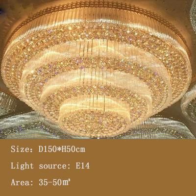 Ceiling Light Chandelier Lamp Large Crystal Pendant Chandeliers for High Ceilings Manufacturer