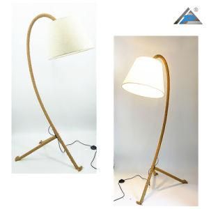 Rope Arc Floor Lamp with Fabric Shade (C5008291-6)
