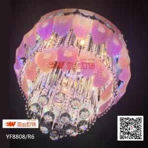 Crystal and Glass Interior/Residential Chandelier Lighting with MP3 and RGB (YF8808/R6)