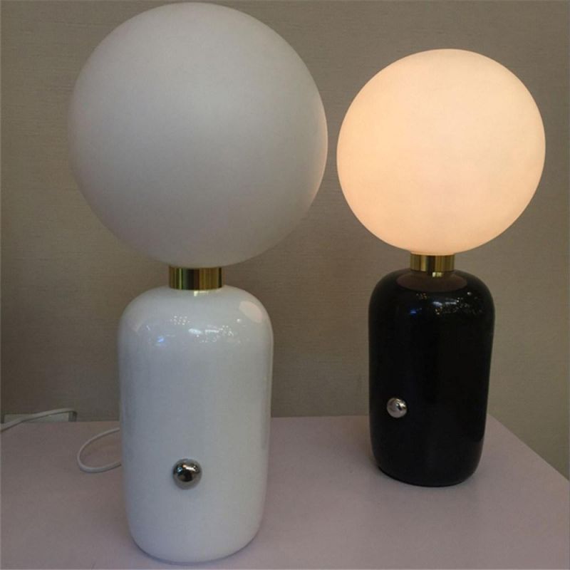 Modern Designer LED Table Lamp Fashion Simple Home Decor Glass Desk Lamp Bedroom Bedside Lamp Desk Decor Art LED Study Lamp