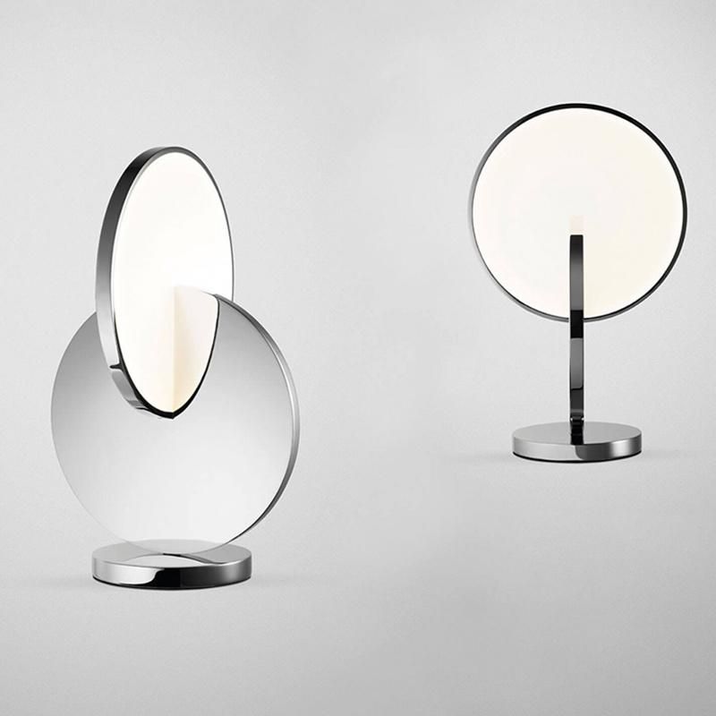 Disc Shade Creative Design Table Lamp Reading Light Nightstand Lamp