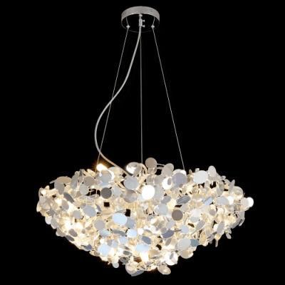 2022 Newest Ceiling Lamp White Slice Chandelier for Retails Luxury Nordic Pendant Lamp Living Room Light Round Ceiling Bedroom Lamp