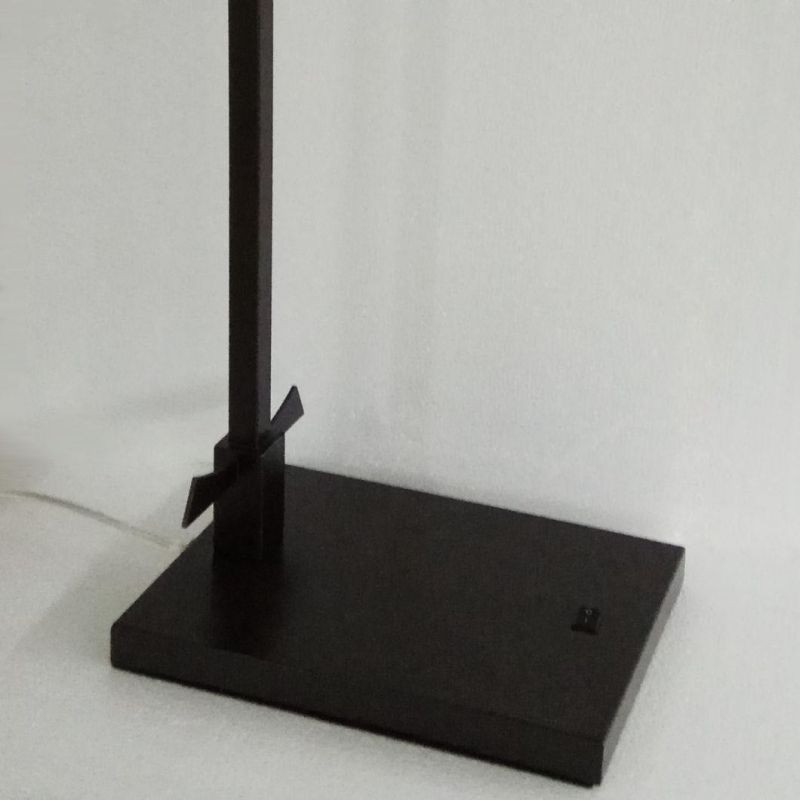 Modern Black Bend Metal Table Lamp Rotatable Metal Shade Desk Lamp