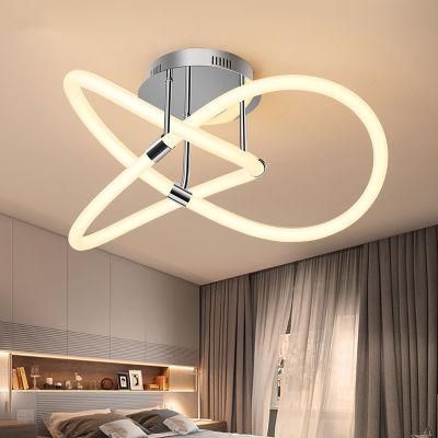 Modern Decorative Lamp Modern Kitchen Dining Room LED Linear Warm Chandelier Pendant Light