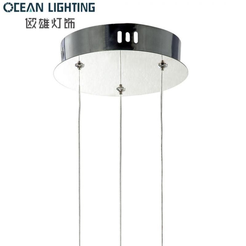 LED Lighting Aluminum Acrylic Luxury Pendant Lamp Chandelier