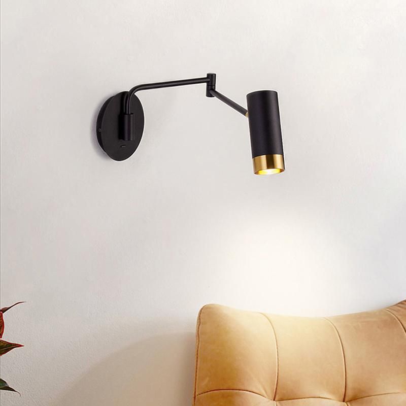 Bedside Reading Wall Lamp Modern Creative Rocker Arm Study LED Wall Light