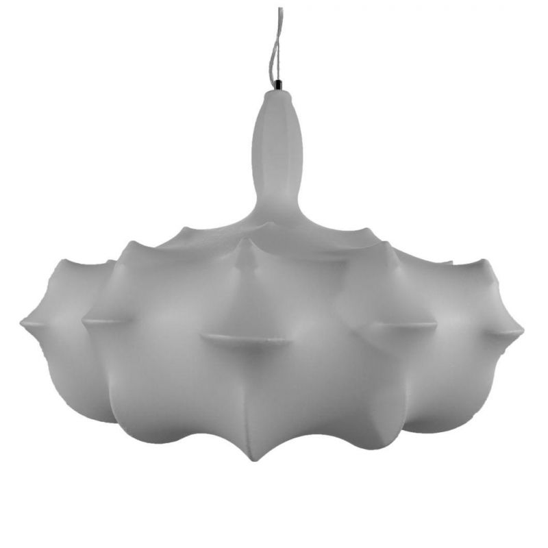 Idaqiu Factory Outlet Luxury Hotel Blimp Zeppelin Bubble Cocoon Silk Pendant Lamp
