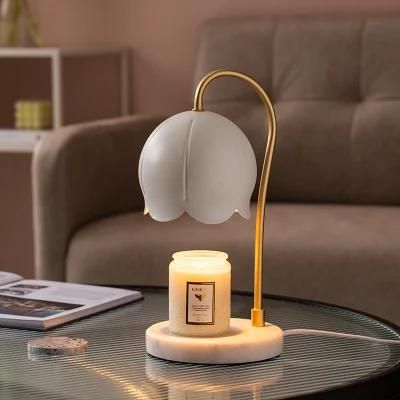 Luxury Melting Wax Marble Candle Home Decor Fragrance Lamp Indoor Lamp Aromatherapy Lamp